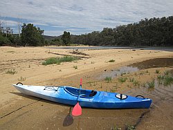 Kayak on Bega River